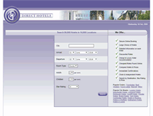 Tablet Screenshot of direct-hotels.co.uk